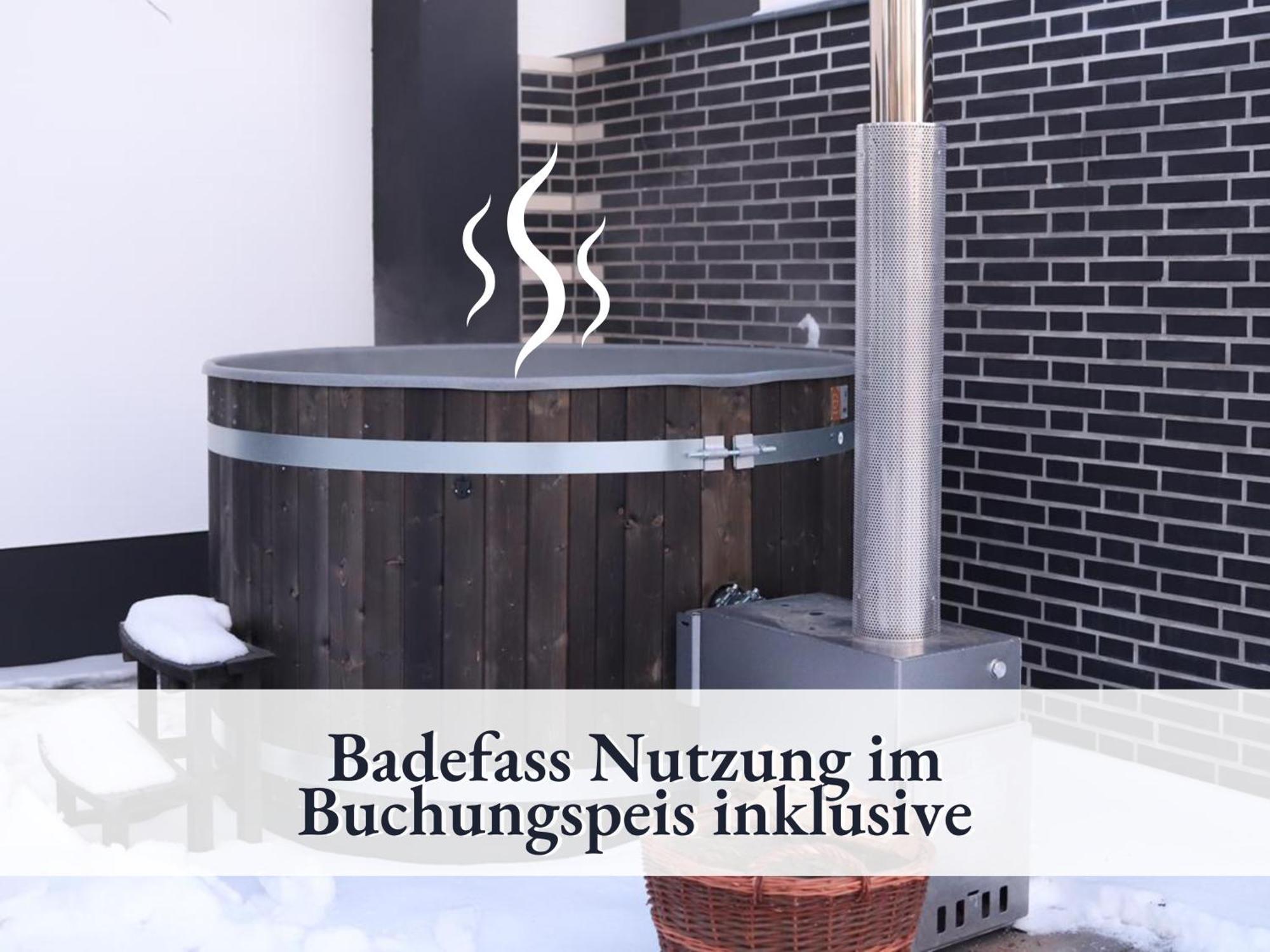 Fewo River I Wellnesstraum I Winterentspannung I Inkl Badefass I Kamin I Sauna Wendisch Rietz Buitenkant foto